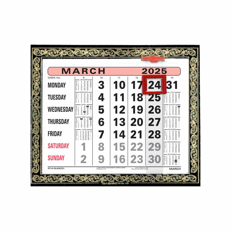 805 |  Monthly Calendar 2025 Pre Order