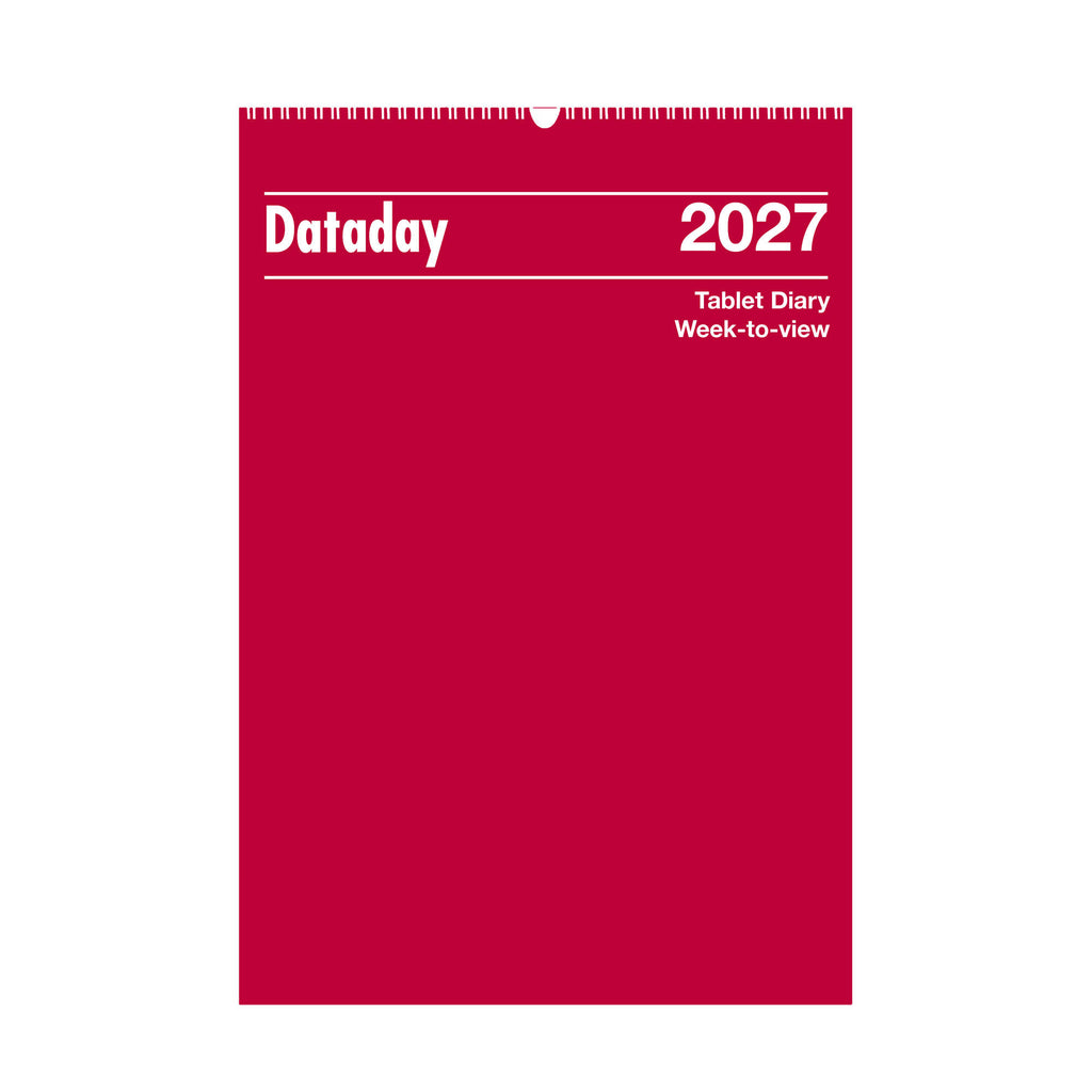026A | Wirobound Week-To-View Wall Calendar 2027 - Pre Order