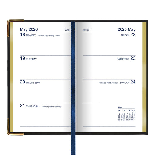 363K | Dataday Pocket Week-To-View Diary 2026