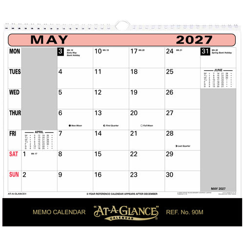 90M | Flipover Wall Calendar 2027 - Pre Order