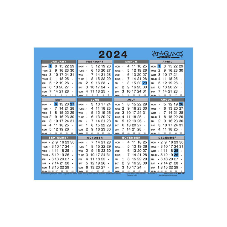 930 |  Year Calendar