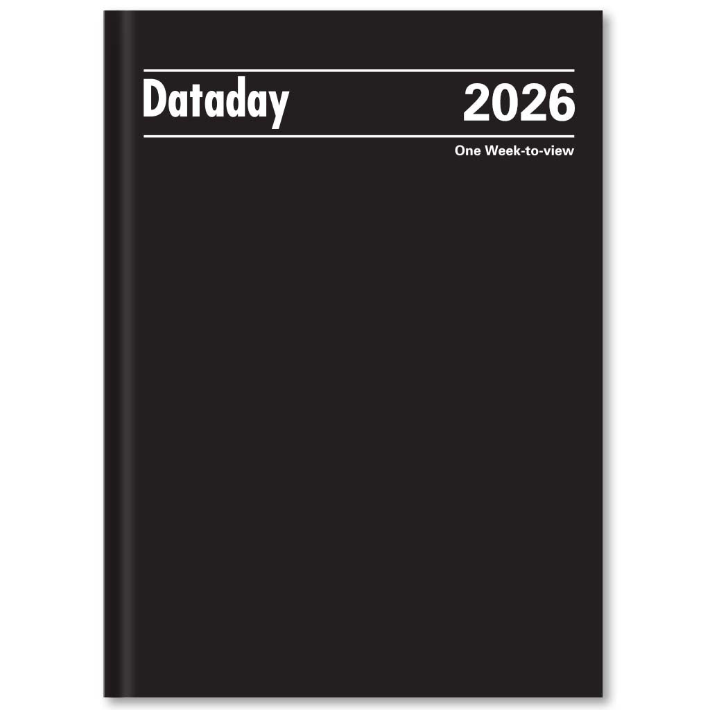 A43 | Dataday Essential A4 Week-To-View Diary 2026