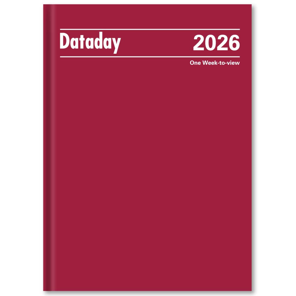 A43 | Dataday Essential A4 Week-To-View Diary 2026