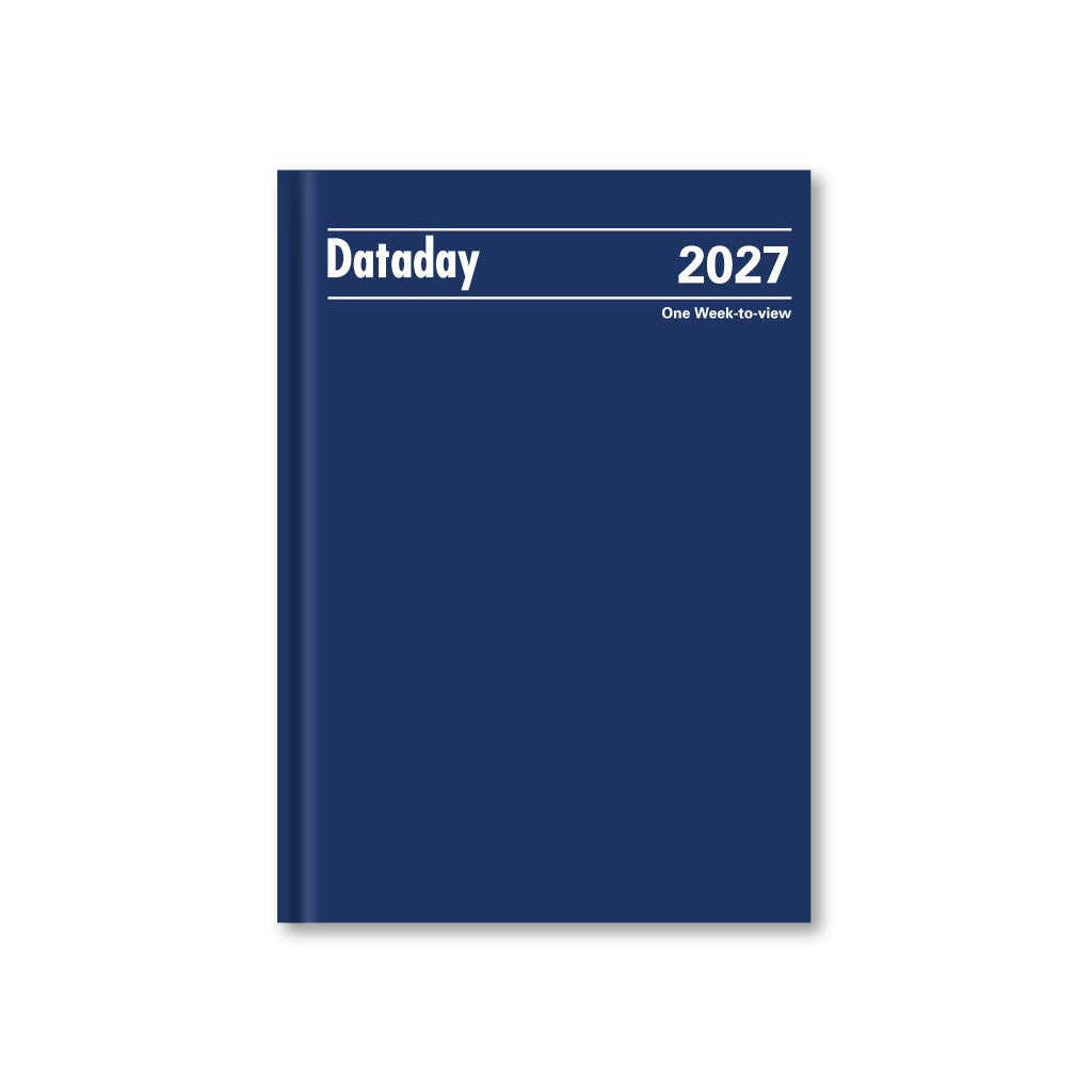 A53 | Dataday Essential A5 Week-To-View Diary 2027 - Pre Order