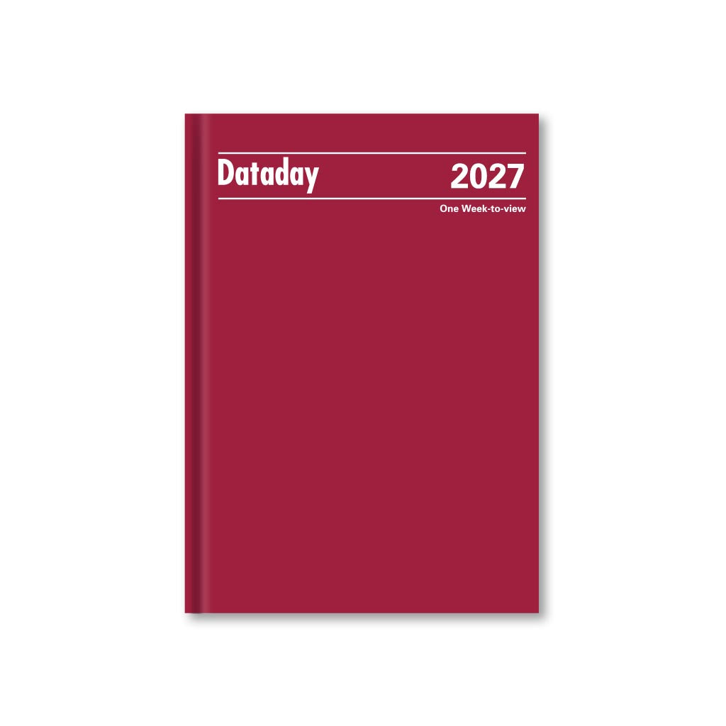 A53 | Dataday Essential A5 Week-To-View Diary 2027 - Pre Order