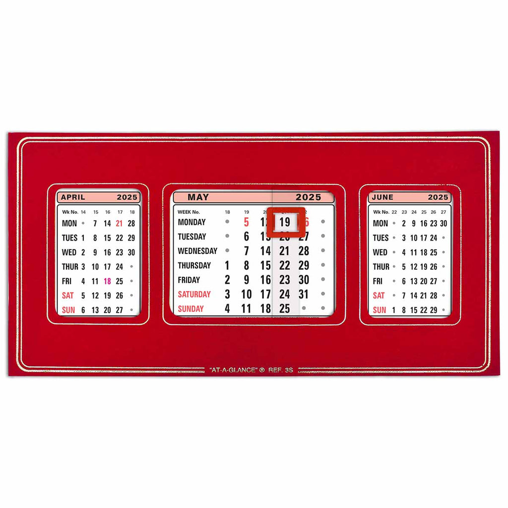 3S |  Refillable Desk Calendar 2025