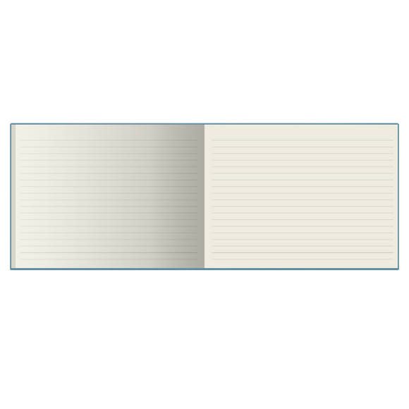 GB79L - Richmond Leather Bound Guest Book - Available March 2026