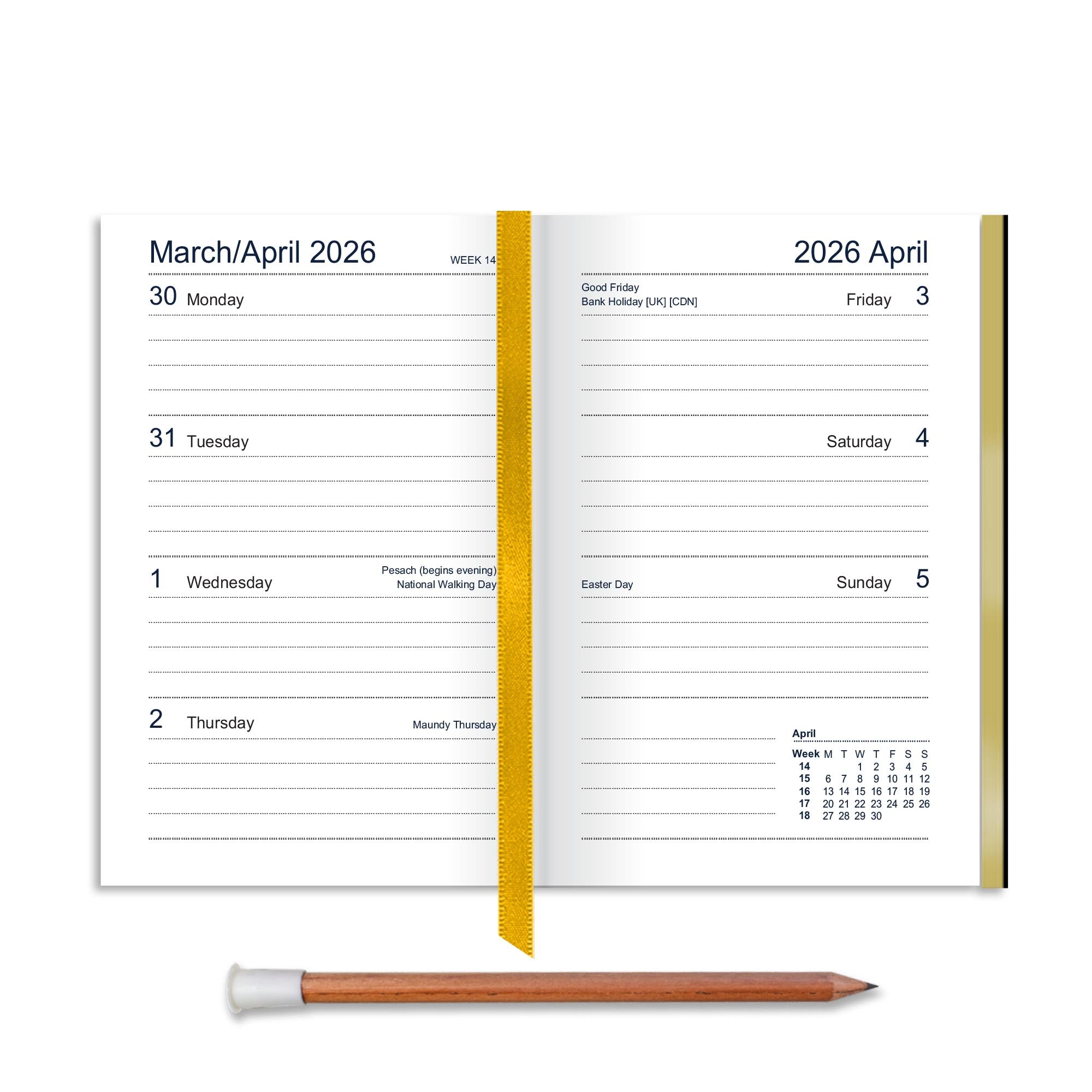L2P |  Pepys London Week-To-View Pocket Diary 2026