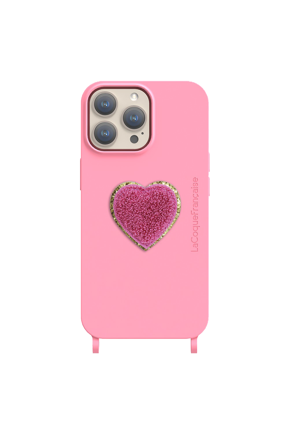 Pink Heart Phone Patch