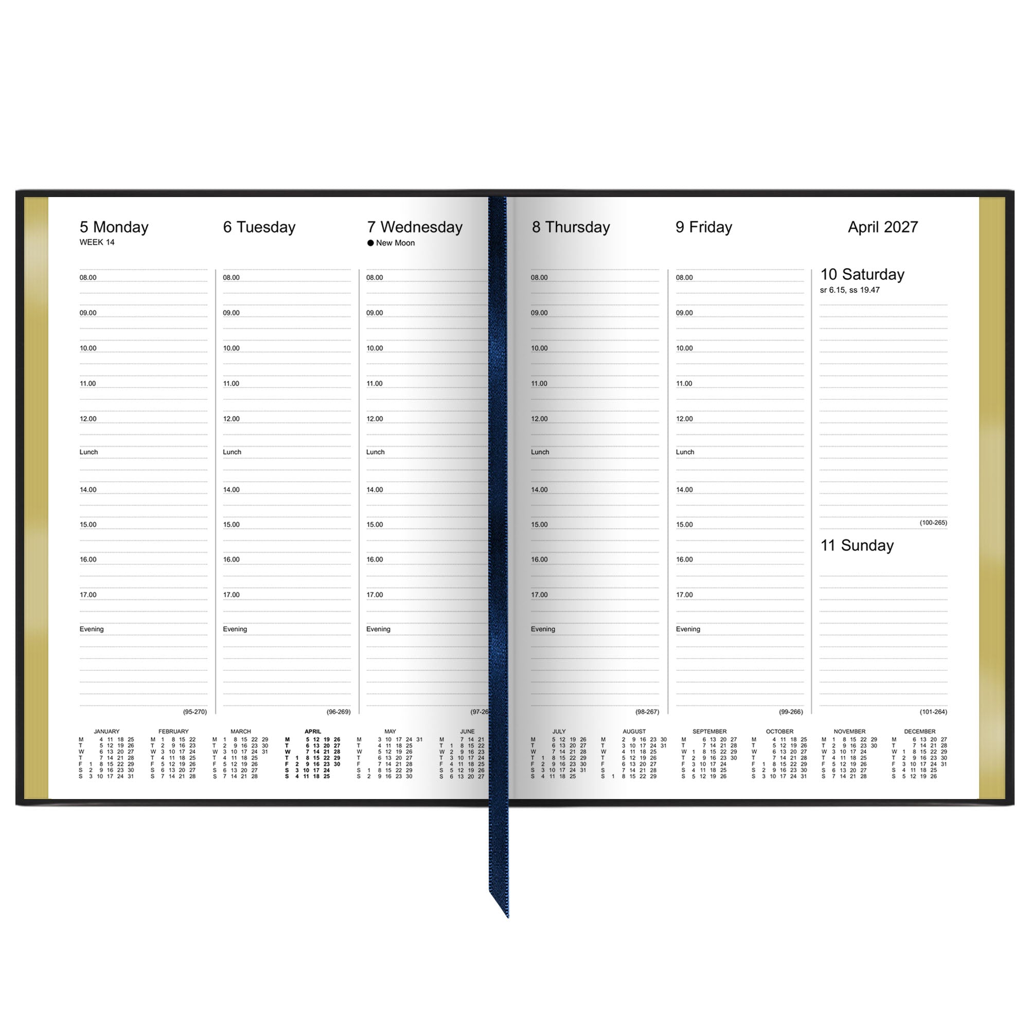 DDS | Lloyd's Week-To-View Desk Diary 2027 - Pre Order