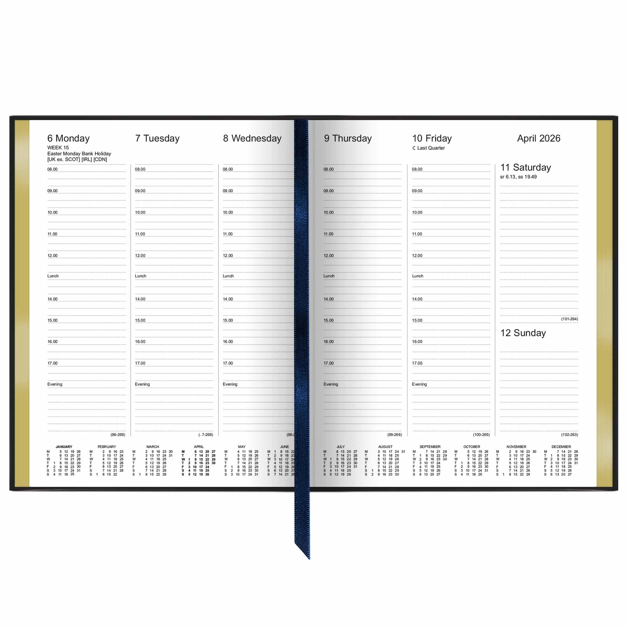 DDS | Lloyd's Week-To-View Desk Diary 2026
