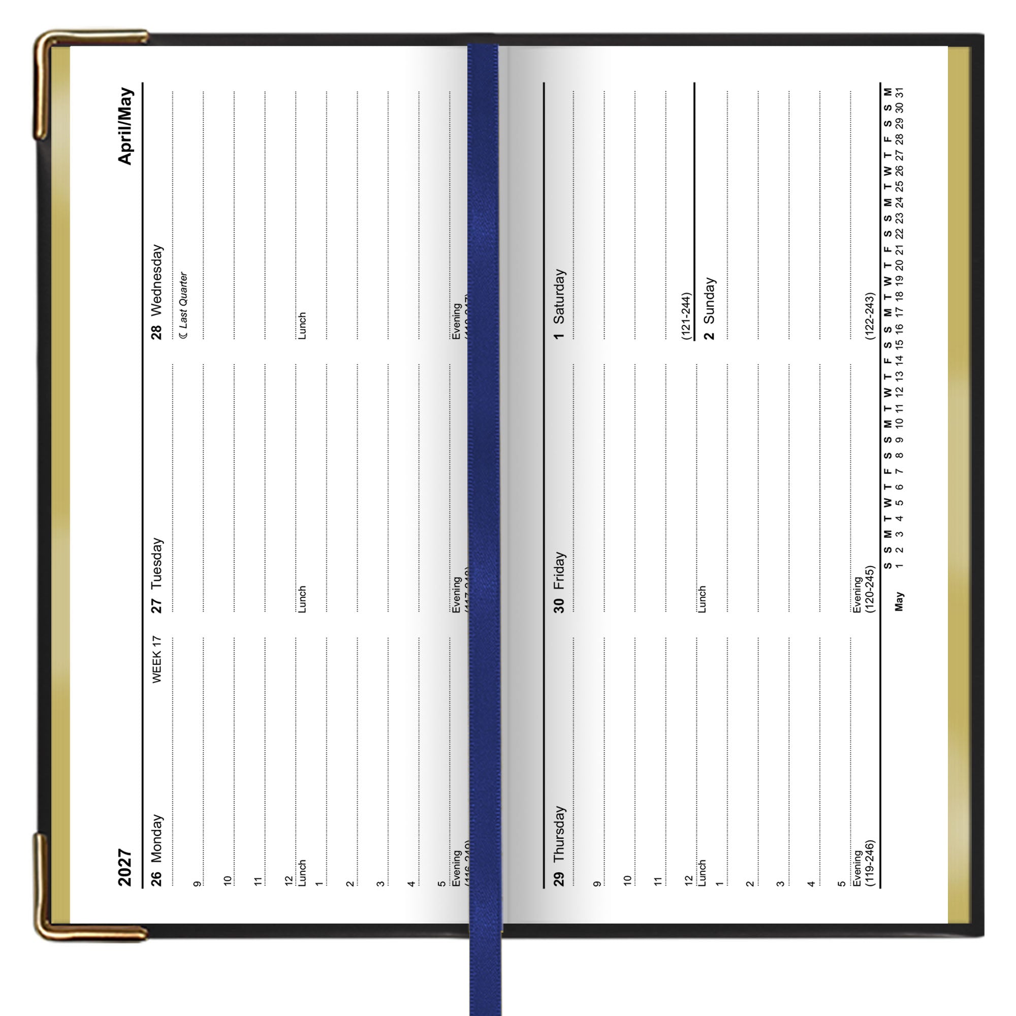 SDS |  Lloyd's Week-To-View Slimline Diary 2027 - Pre Order