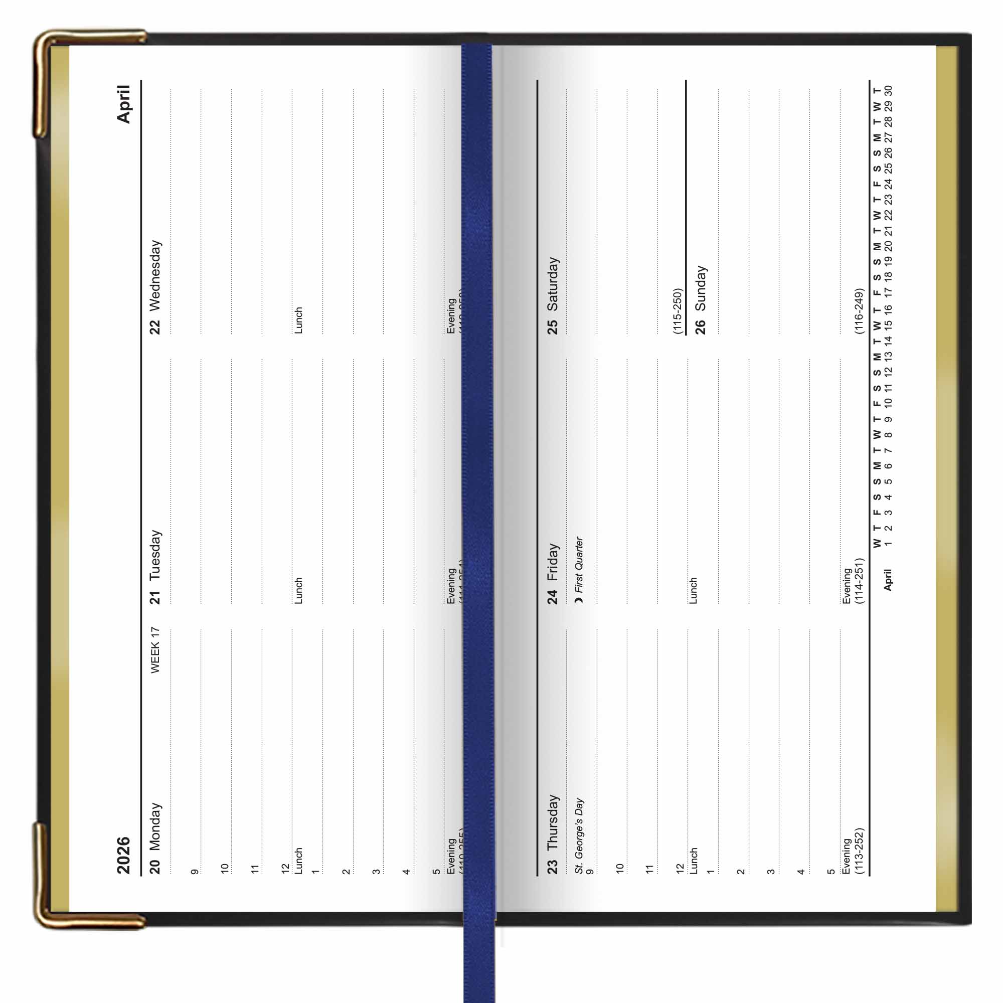 SDS |  Lloyd's Week-To-View Slimline Diary 2026