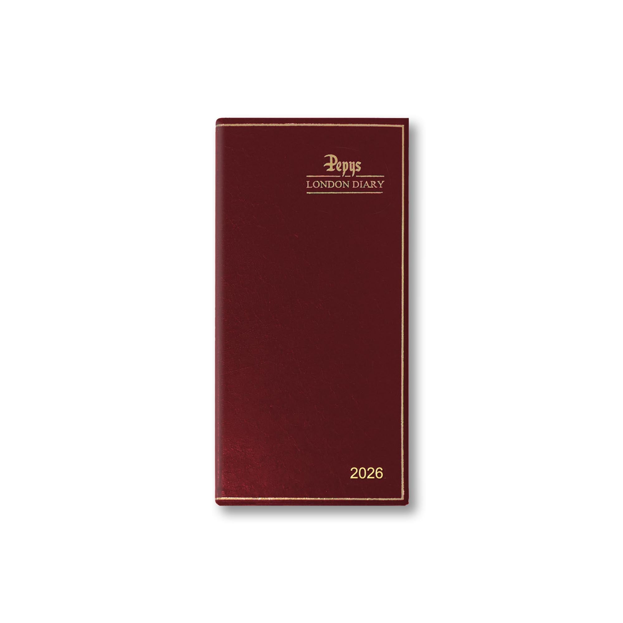 LSL2  |  Pepys London Two Weeks-To-View Pocket Diary 2026