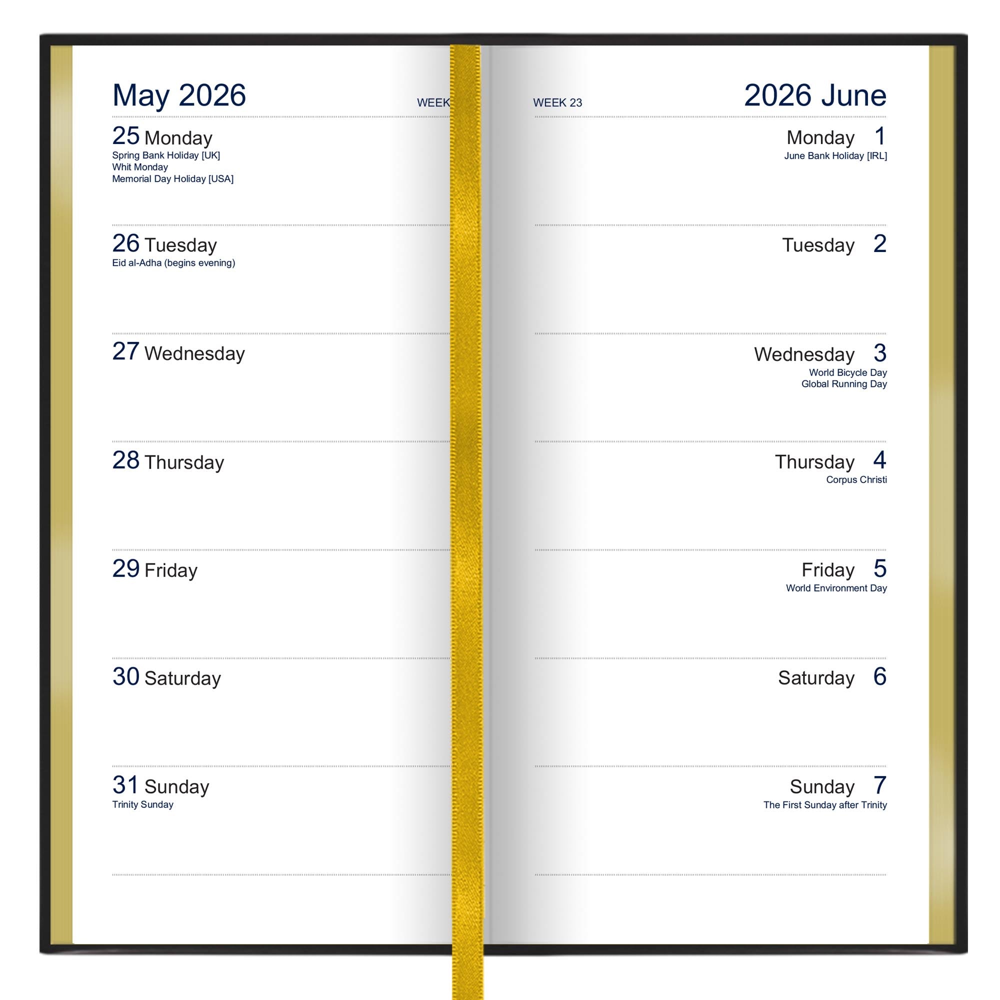 LSL2  |  Pepys London Two Weeks-To-View Pocket Diary 2026