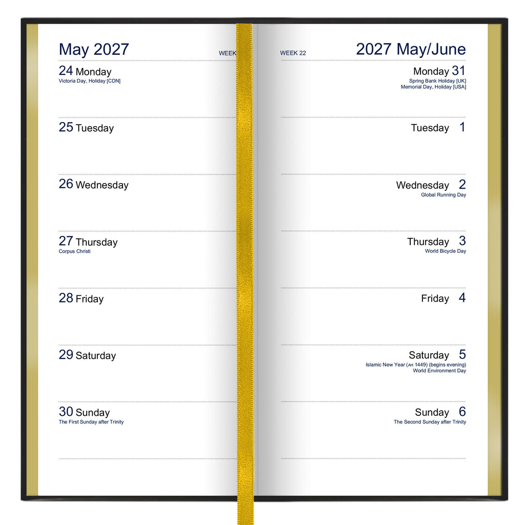 LSL2 | Pepys London Two Weeks-To-View Pocket Diary 2027 - Pre Order