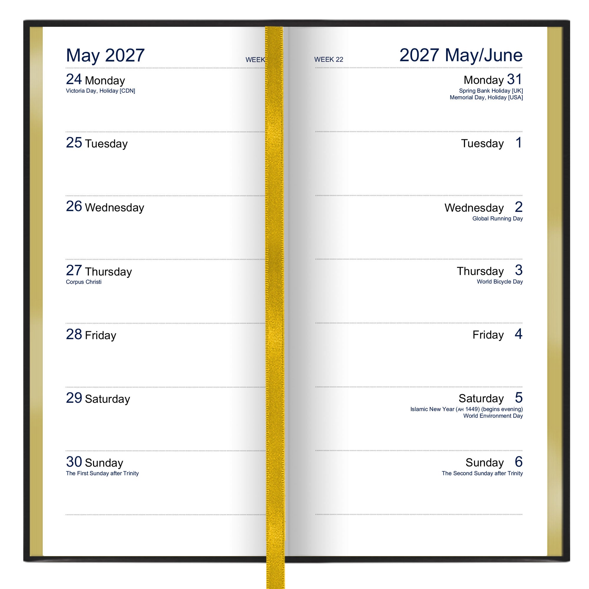 LSL2 | Pepys London Two Weeks-To-View Pocket Diary 2027 - Pre Order