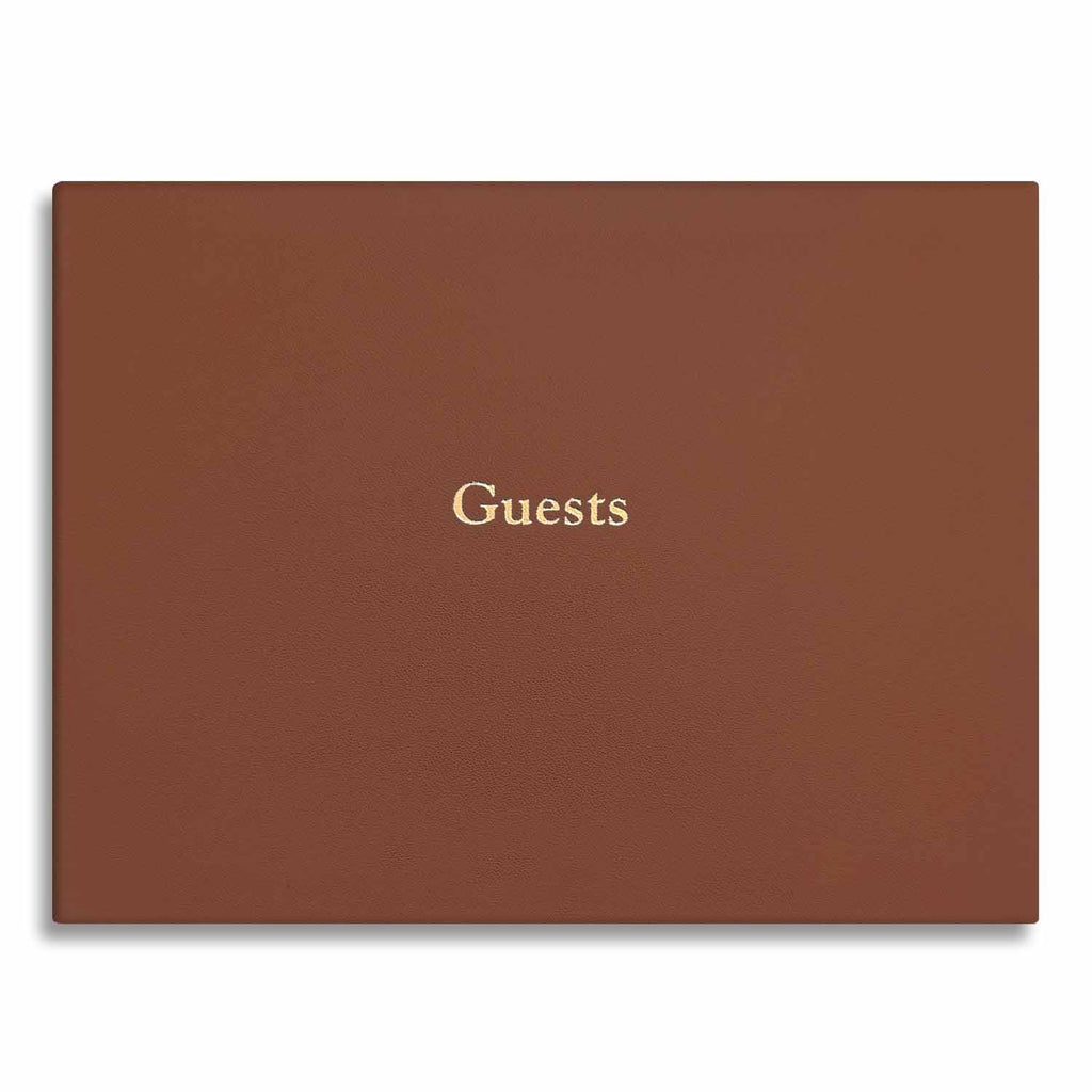 GB79L - Richmond Leather Bound Guest Book