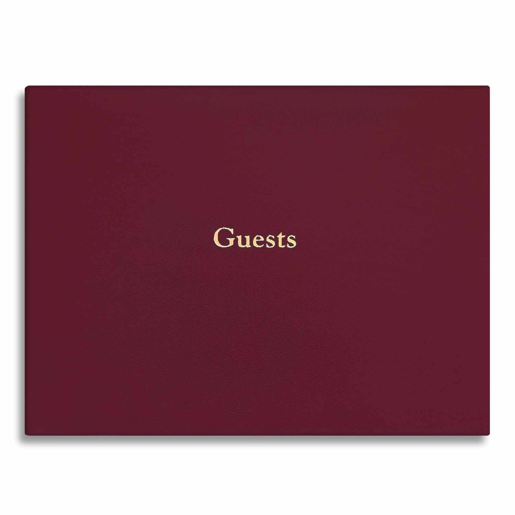 GB79L - Richmond Leather Bound Guest Book