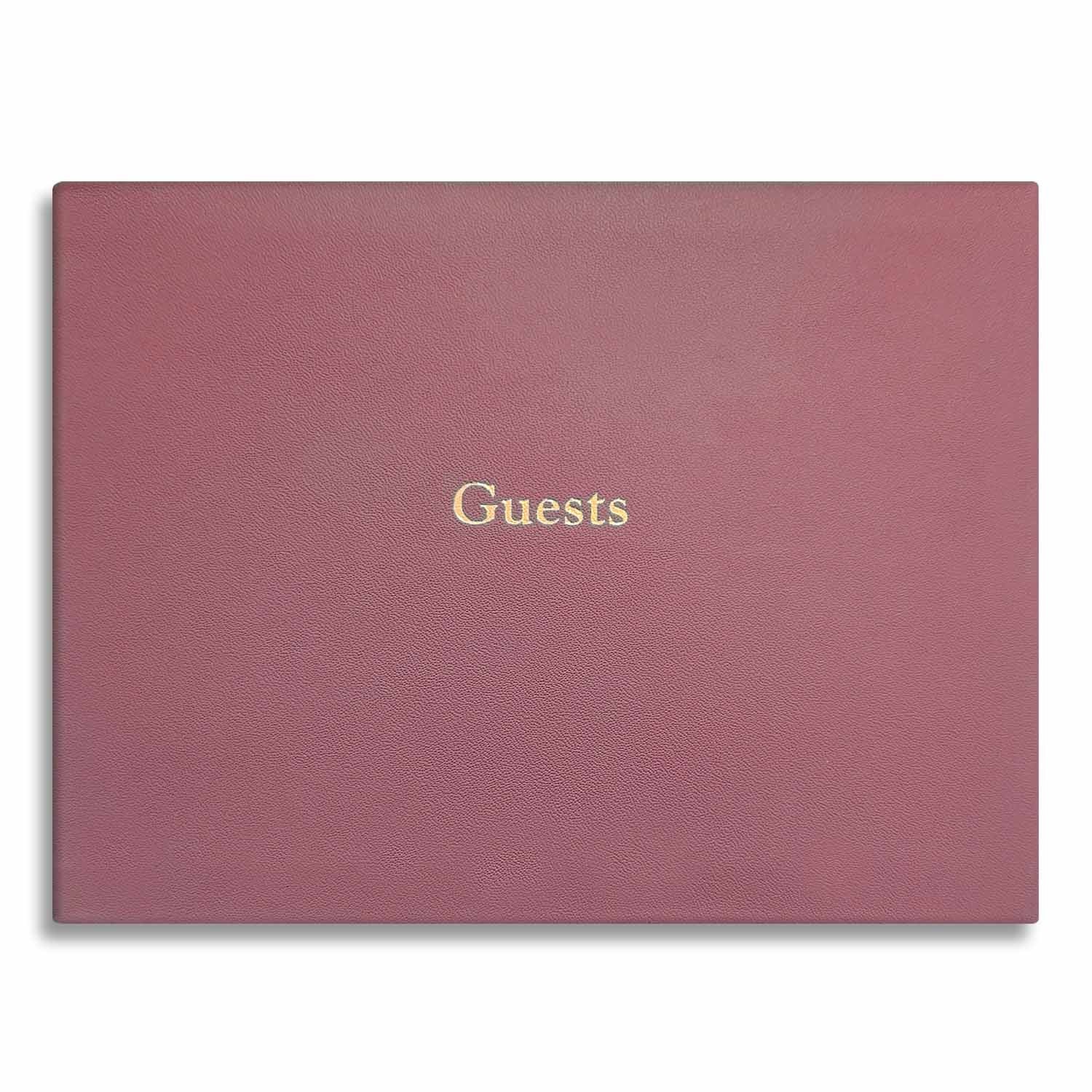 GB79L | Richmond Leather Bound Guest Book