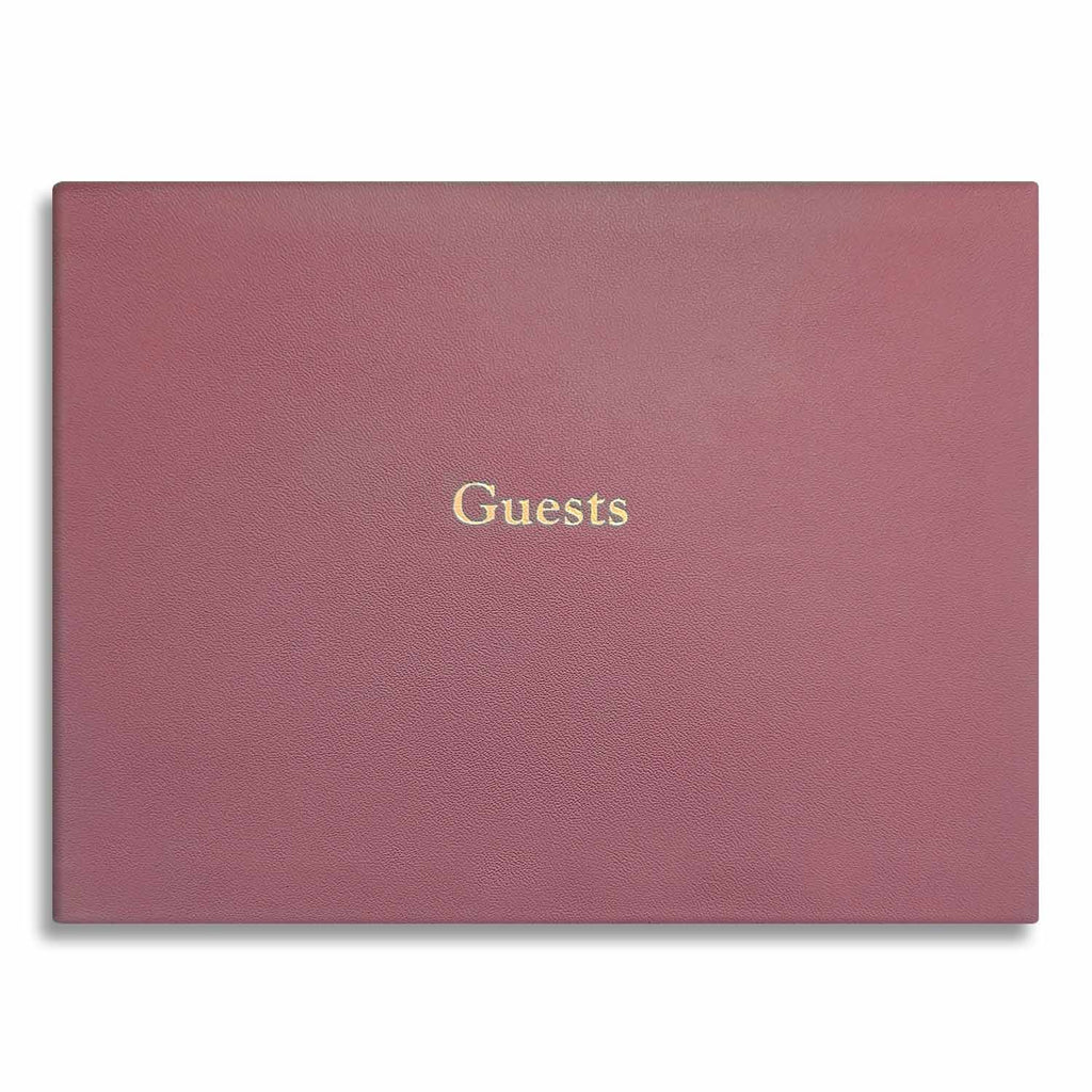 GB79L - Richmond Leather Bound Guest Book