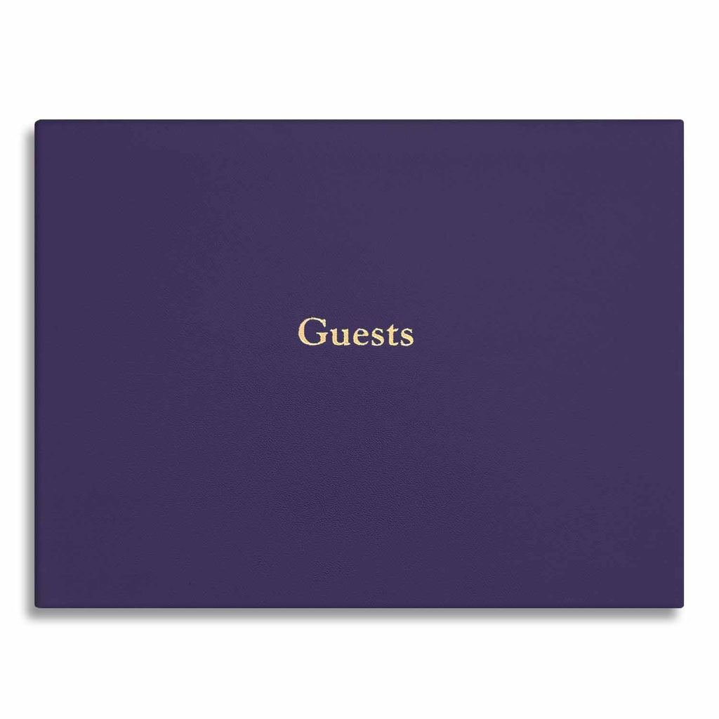 GB79L - Richmond Leather Bound Guest Book