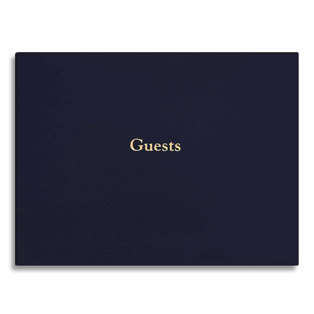 GB79L - Richmond Leather Bound Guest Book