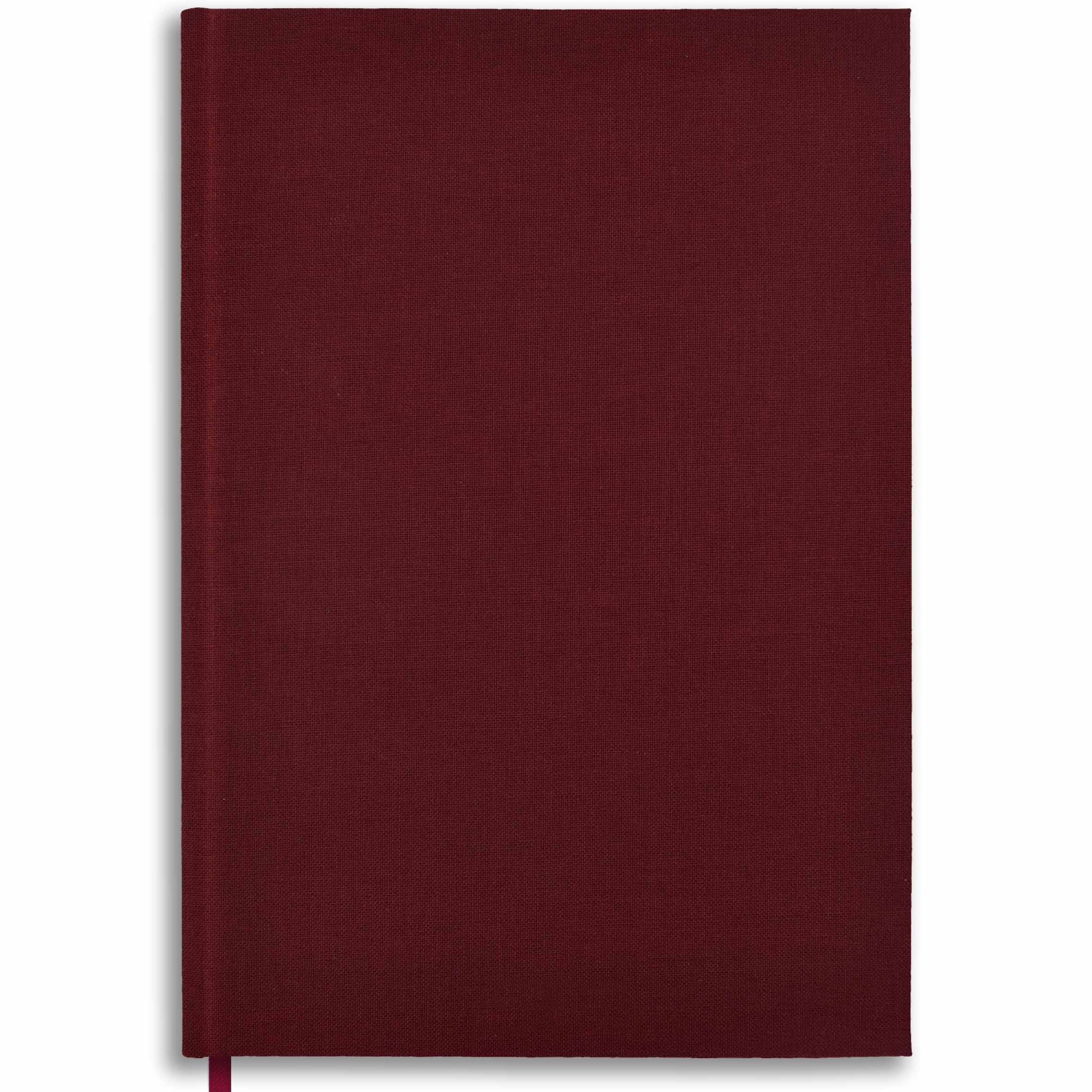 NBB-B5 | B5 Linen Notebook in Burgundy