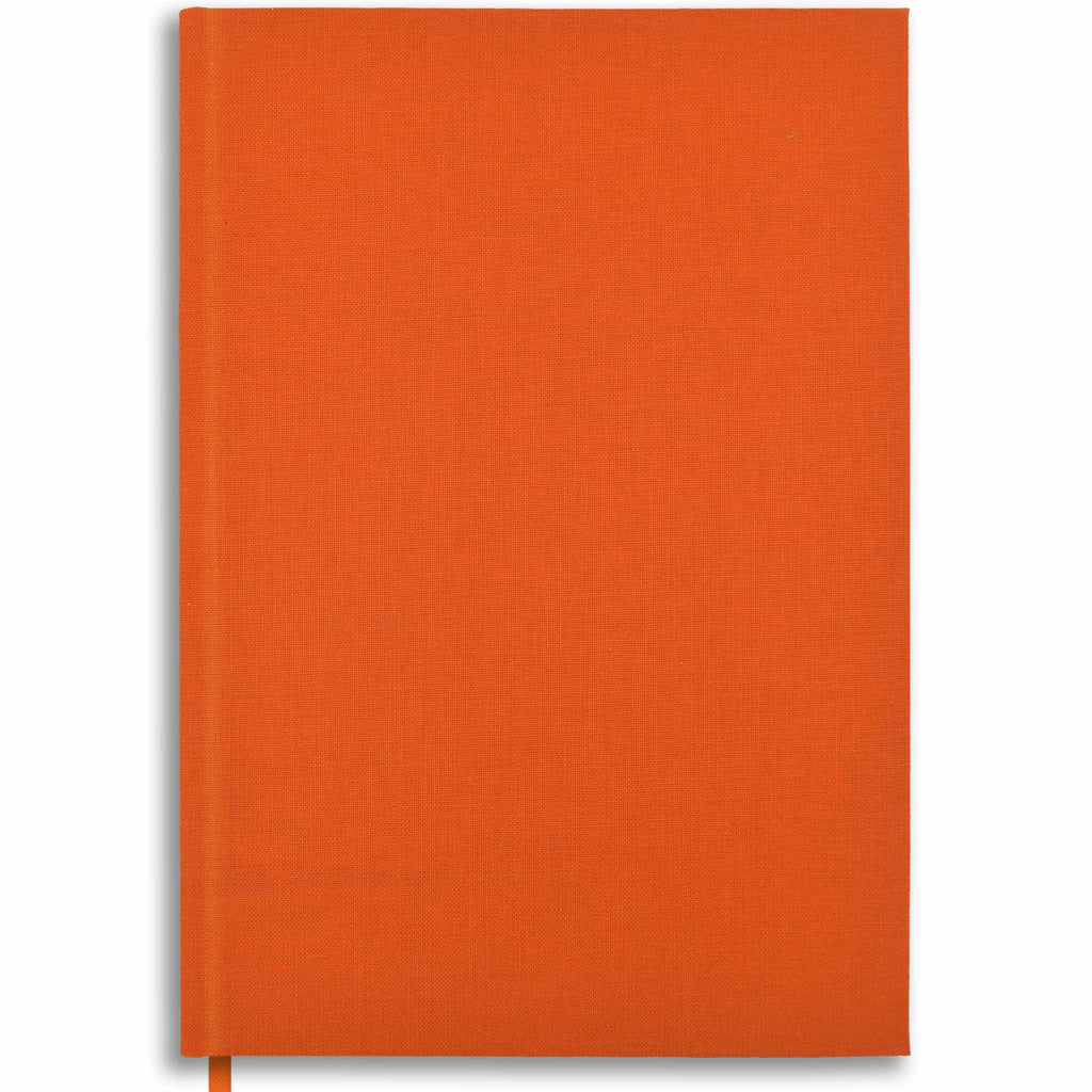 NBB-B5 | B5 Linen Notebook in Orange