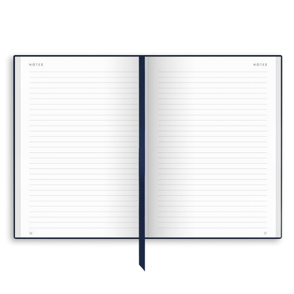 NBB-B5 Navy B5 Linen Notebook