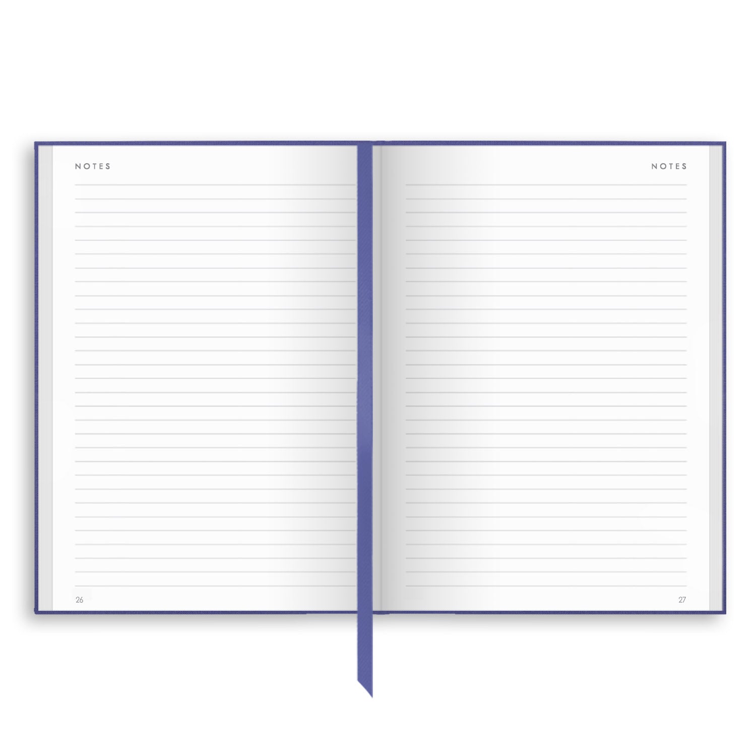 NBB-B5 | B5 Linen Notebook in Violet