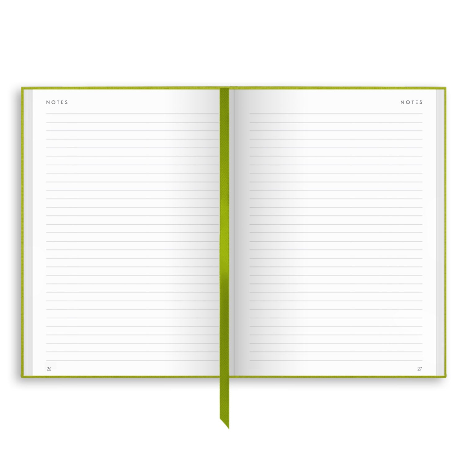 NBB-B5 | B5 Linen Notebook in Green