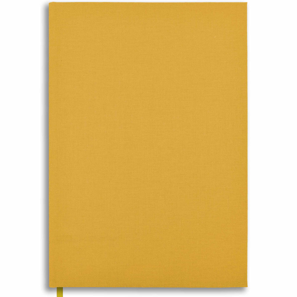 NBB-B5 | B5 Linen Notebook in Yellow