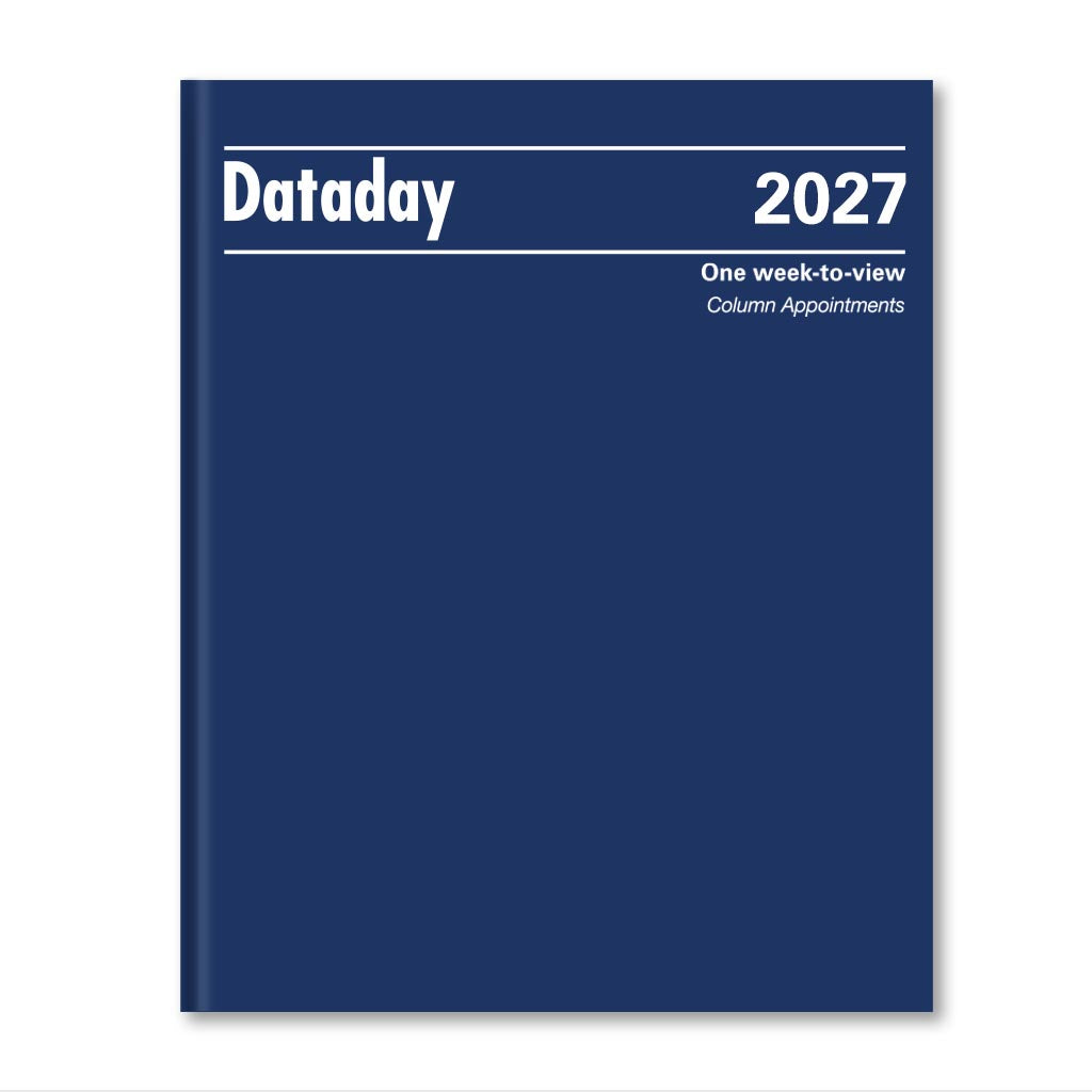 Q3A | Dataday Quarto Essential Week-To-View Diary 2027 - Pre Order
