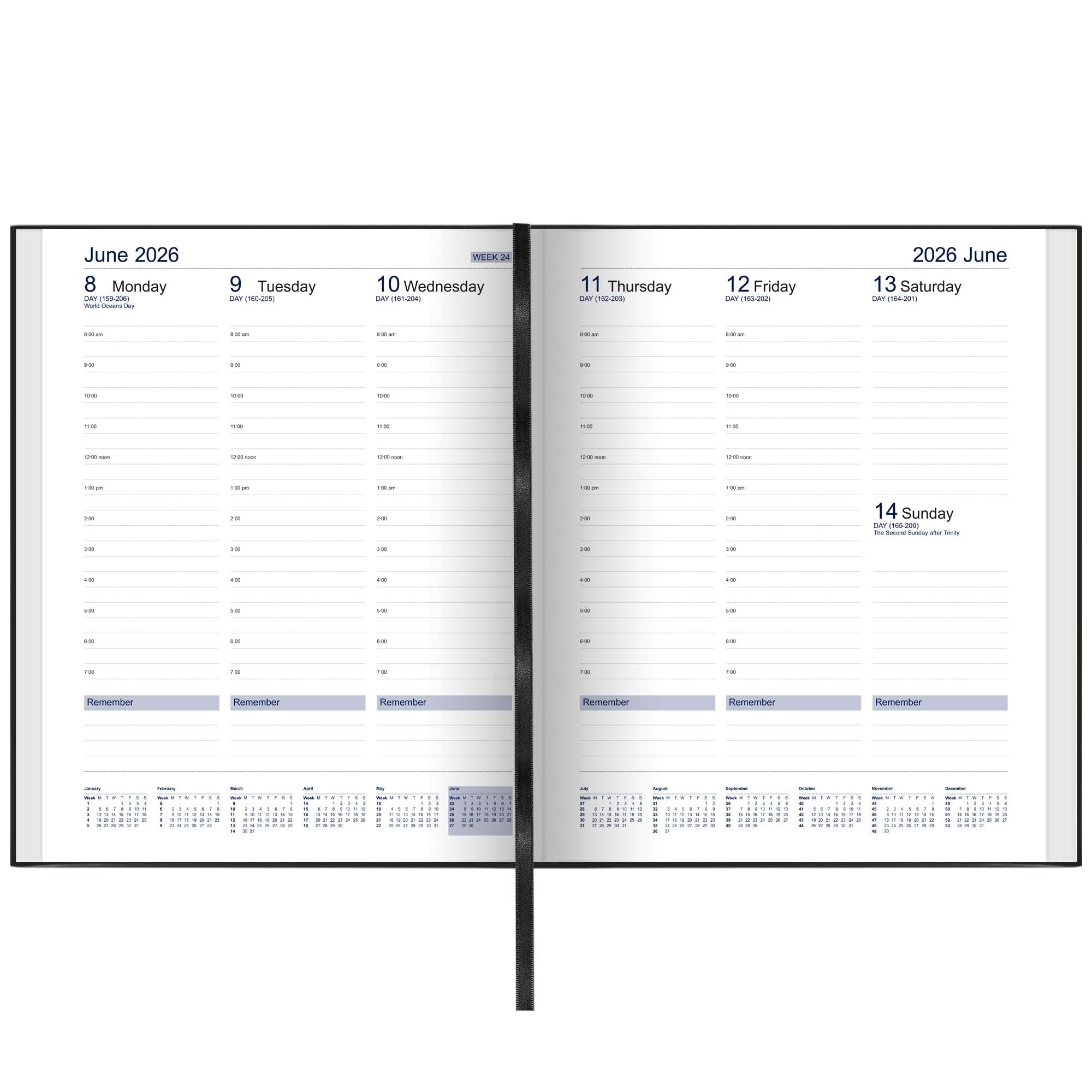 Q3A | Dataday Quarto Essential Week-To-View Diary 2026