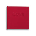 Colour Block Notebook in Red - Love