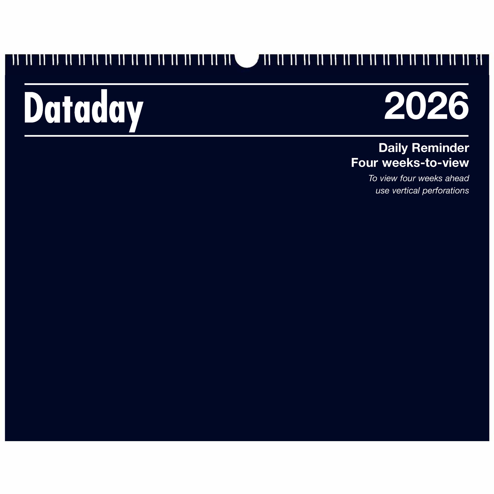 54 | Four-Weeks-To-View Wall Calendar 2026