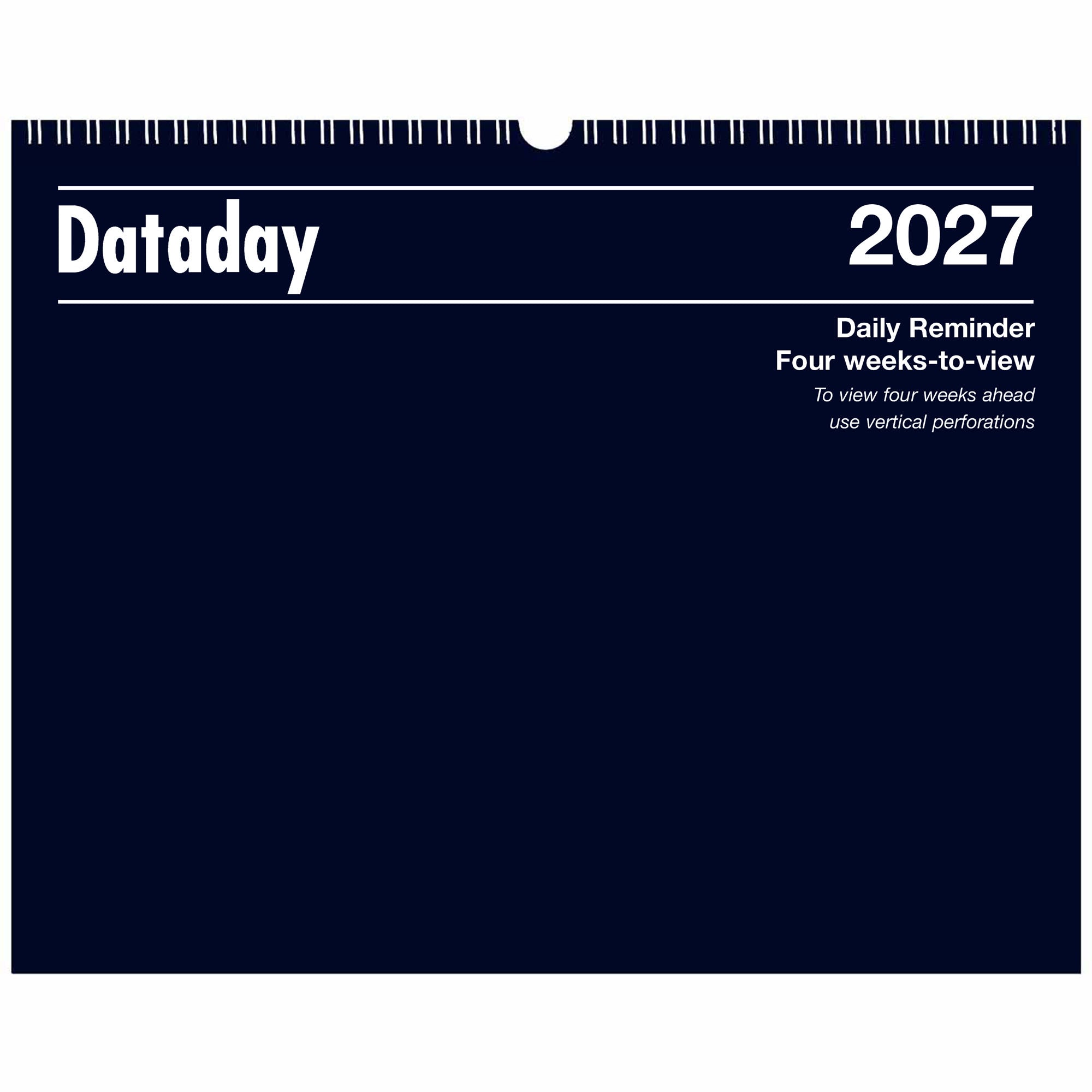 54 | Four-Weeks-To-View Wall Calendar 2027 - Pre Order