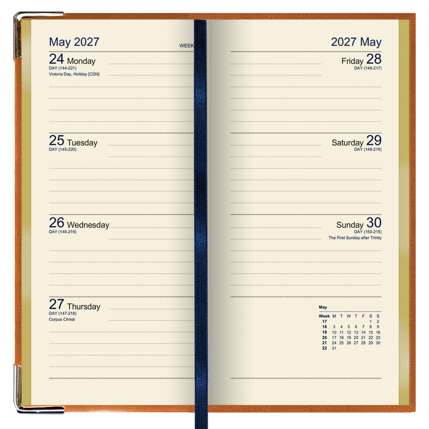 SL7UPQ | Dataday Slim Week-To-View Pocket Diary 2027 - Pre Order