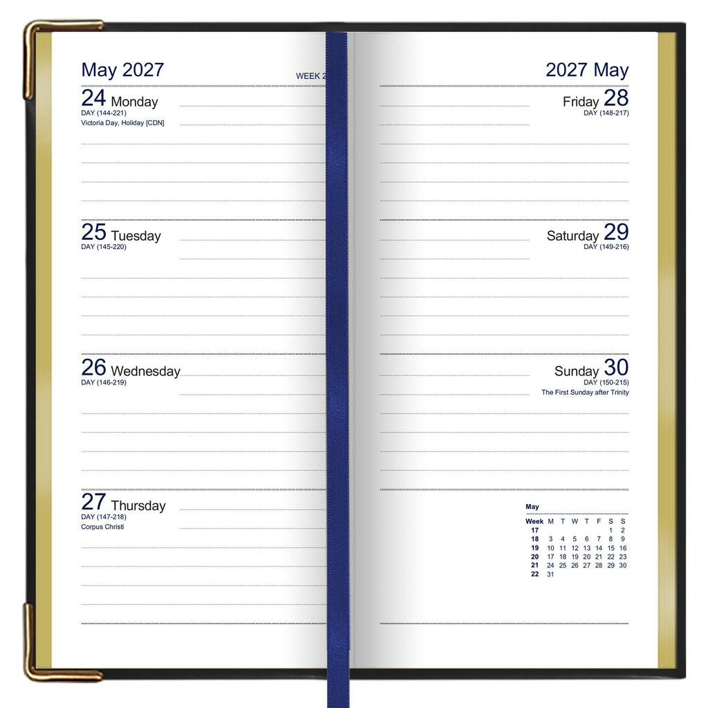 SL7URAK | Dataday Week-To-View Slim Diary 2027 - Pre Order