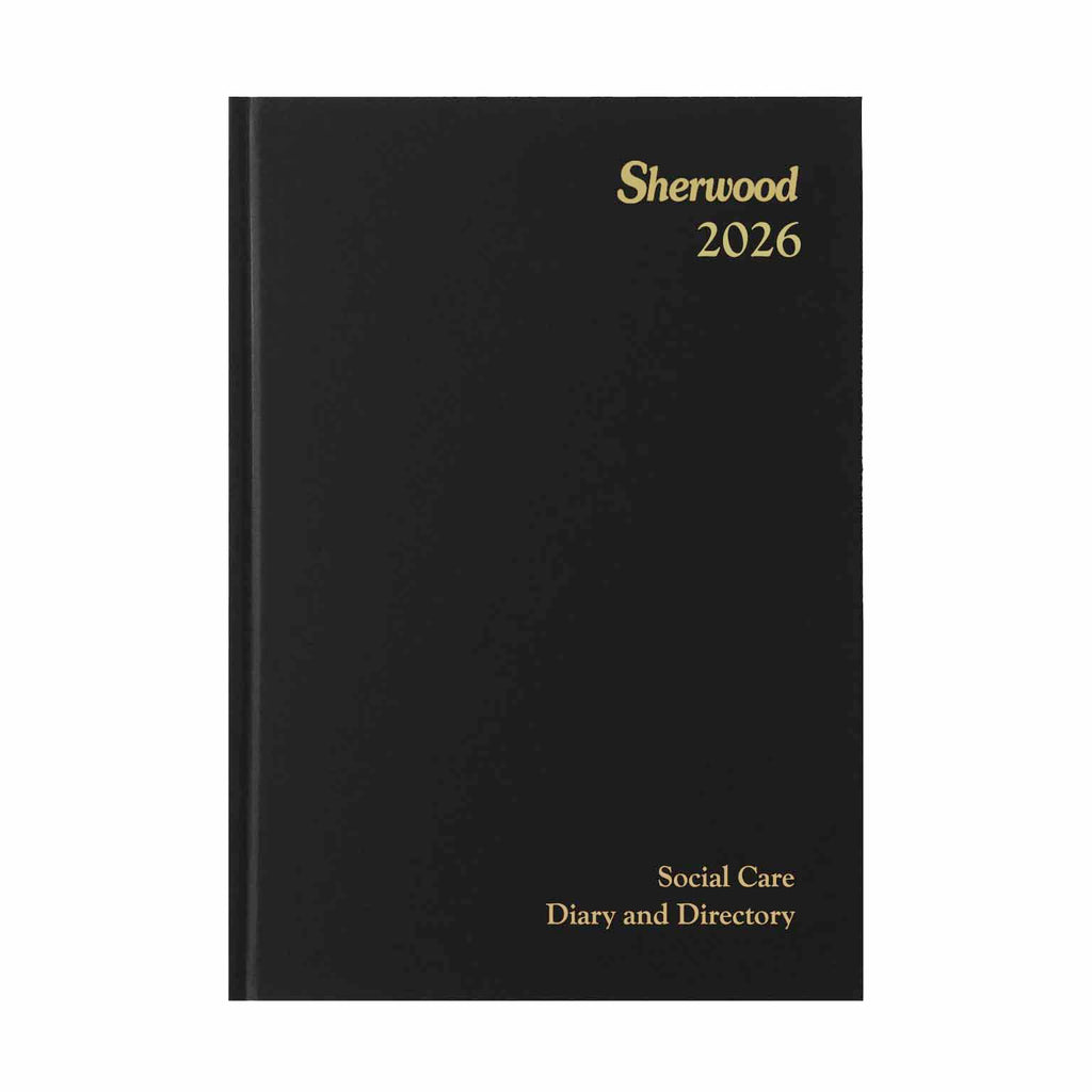 Diary A | Sherwood A5 Week-To-View Social Care Diary & Directory 2026