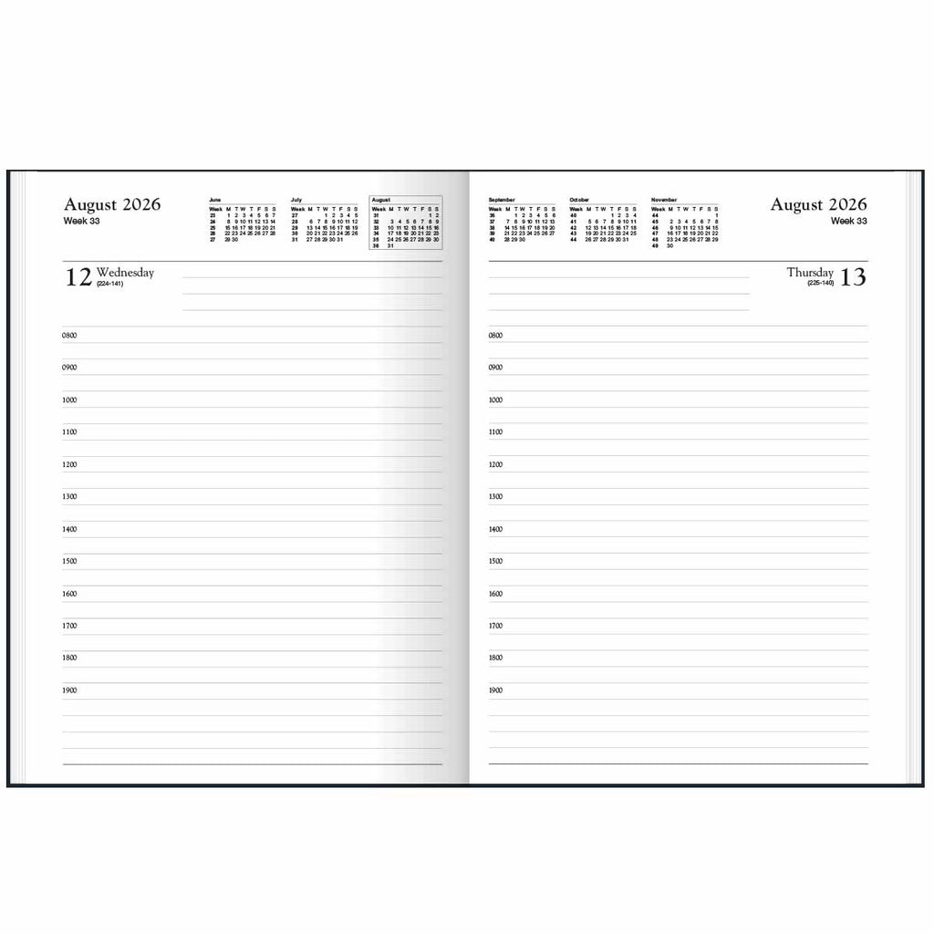 Diary B | Sherwood A5 Day-To-Page Social Care Diary & Directory 2026
