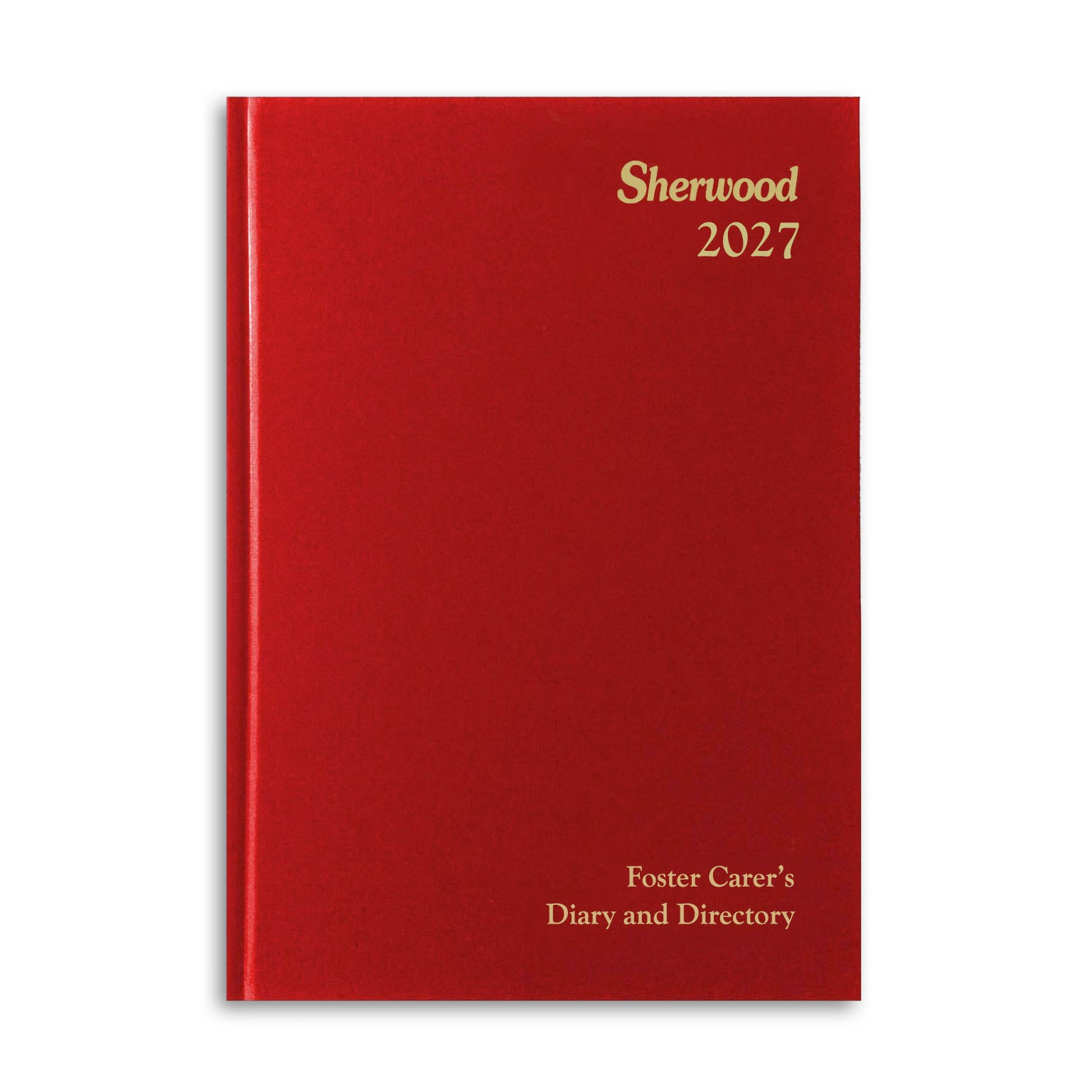 Diary K | Sherwood A5 Week-To-View Foster Carer's Diary & Directory 2027 - Pre Order