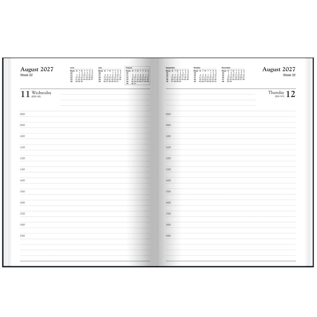 Diary B | Sherwood A5 Day-To-Page Social Care Diary & Directory 2027 - Pre Order