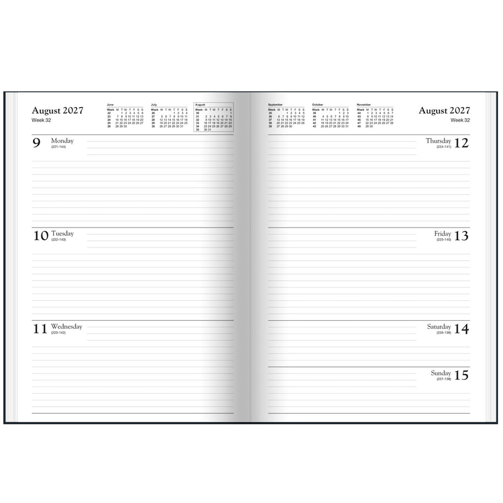 Diary A | Sherwood A5 Week-To-View Social Care Diary & Directory 2027 - Pre Order