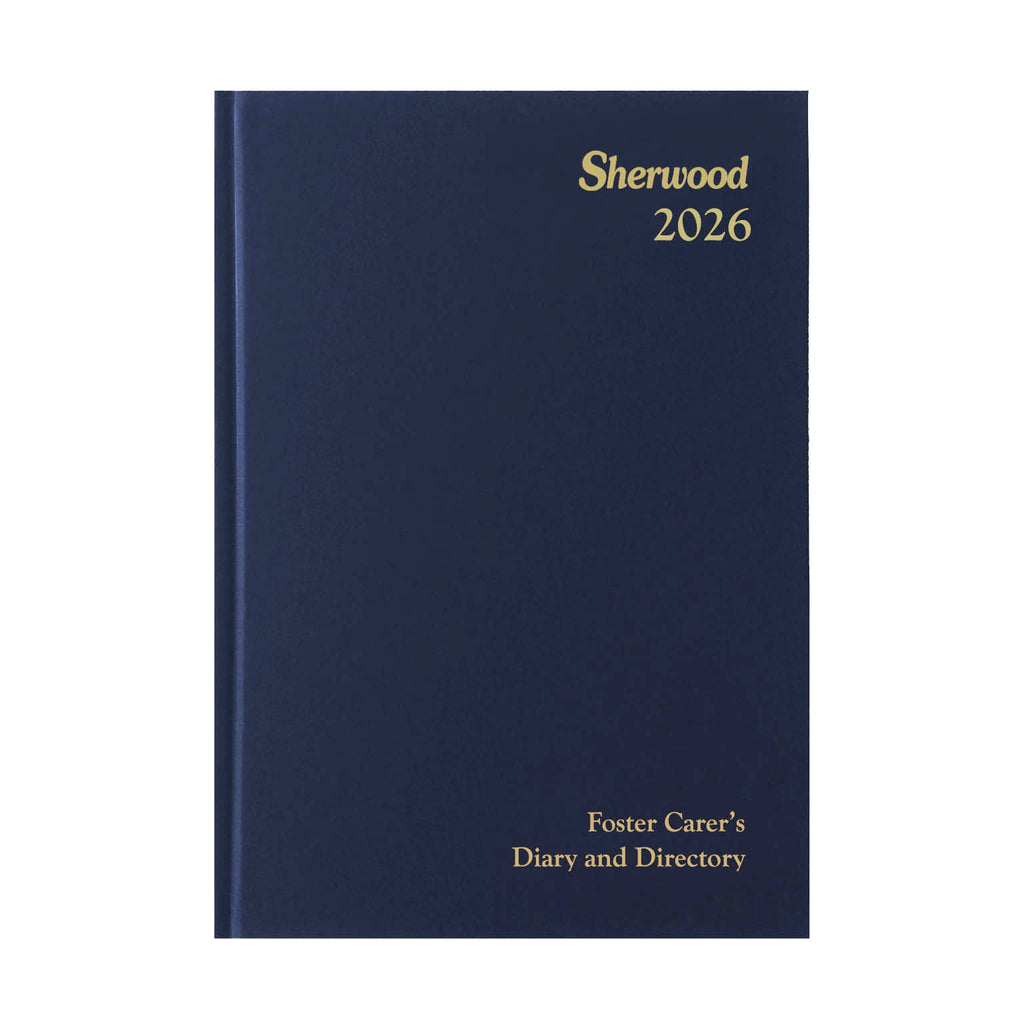 Diary K | Sherwood A5 Week-To-View Foster Carer's Diary & Directory 2026