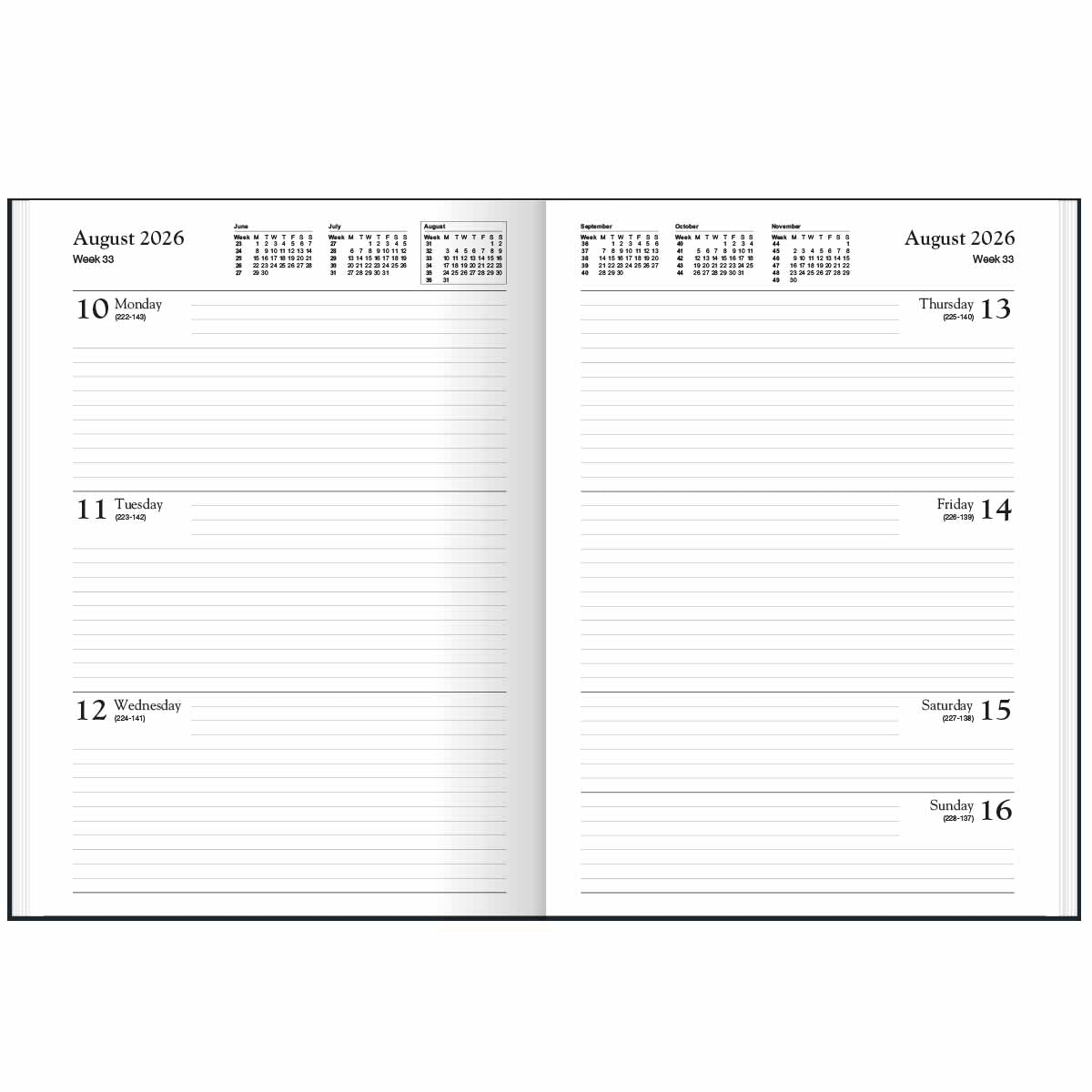 Diary A | Sherwood A5 Week-To-View Social Care Diary & Directory 2026