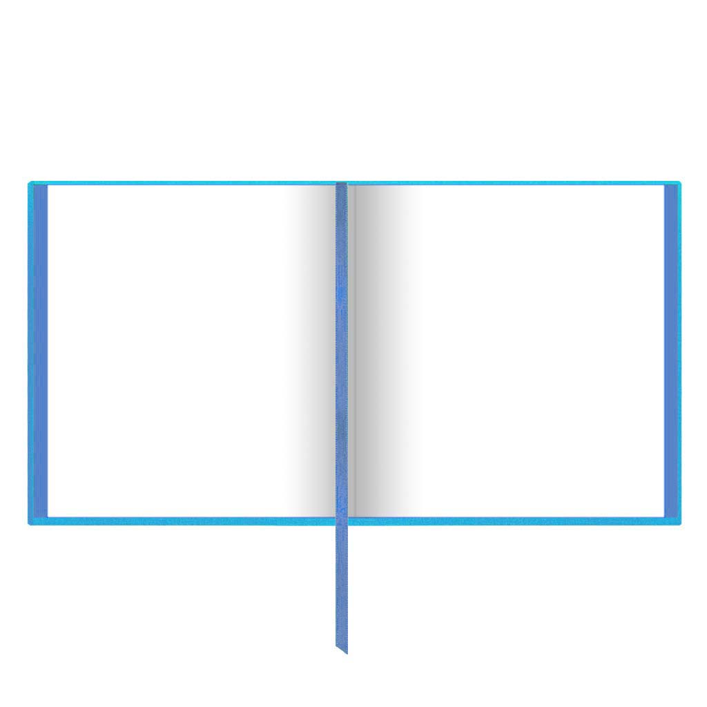 Colour Block Notebook in Sky Blue - Laugh