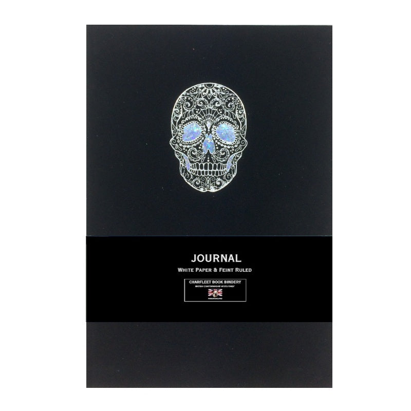 A5 Skull Notebooks Charfleet Book Bindery NB86SKL