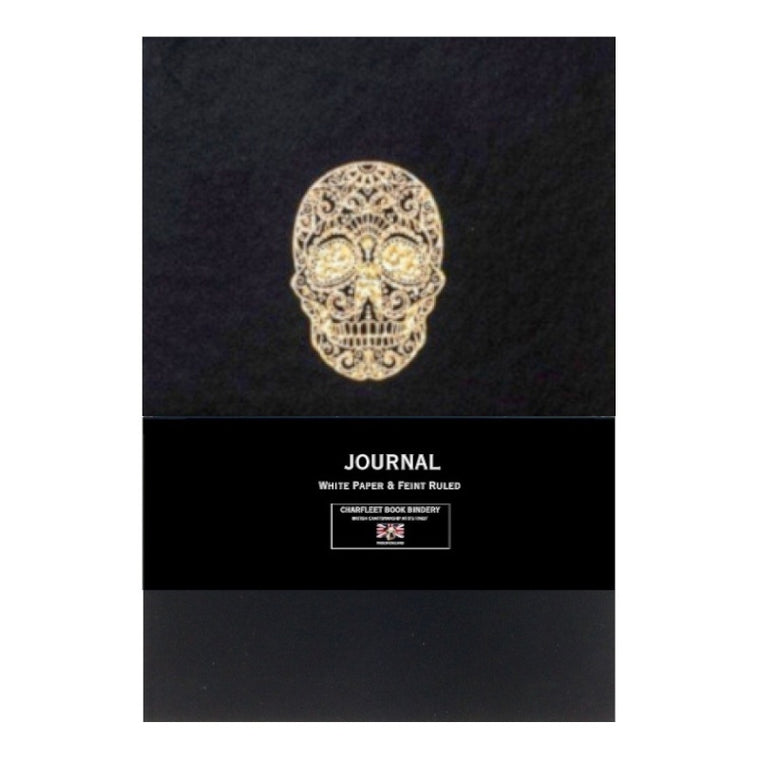 A5 Skull Notebooks Charfleet Book Bindery NB86SKL